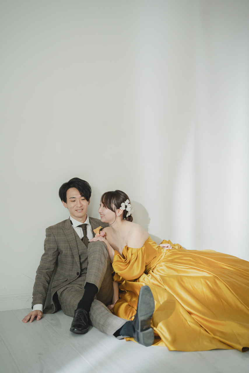 光を上手く使って唯一無二のフォトウェディング✨